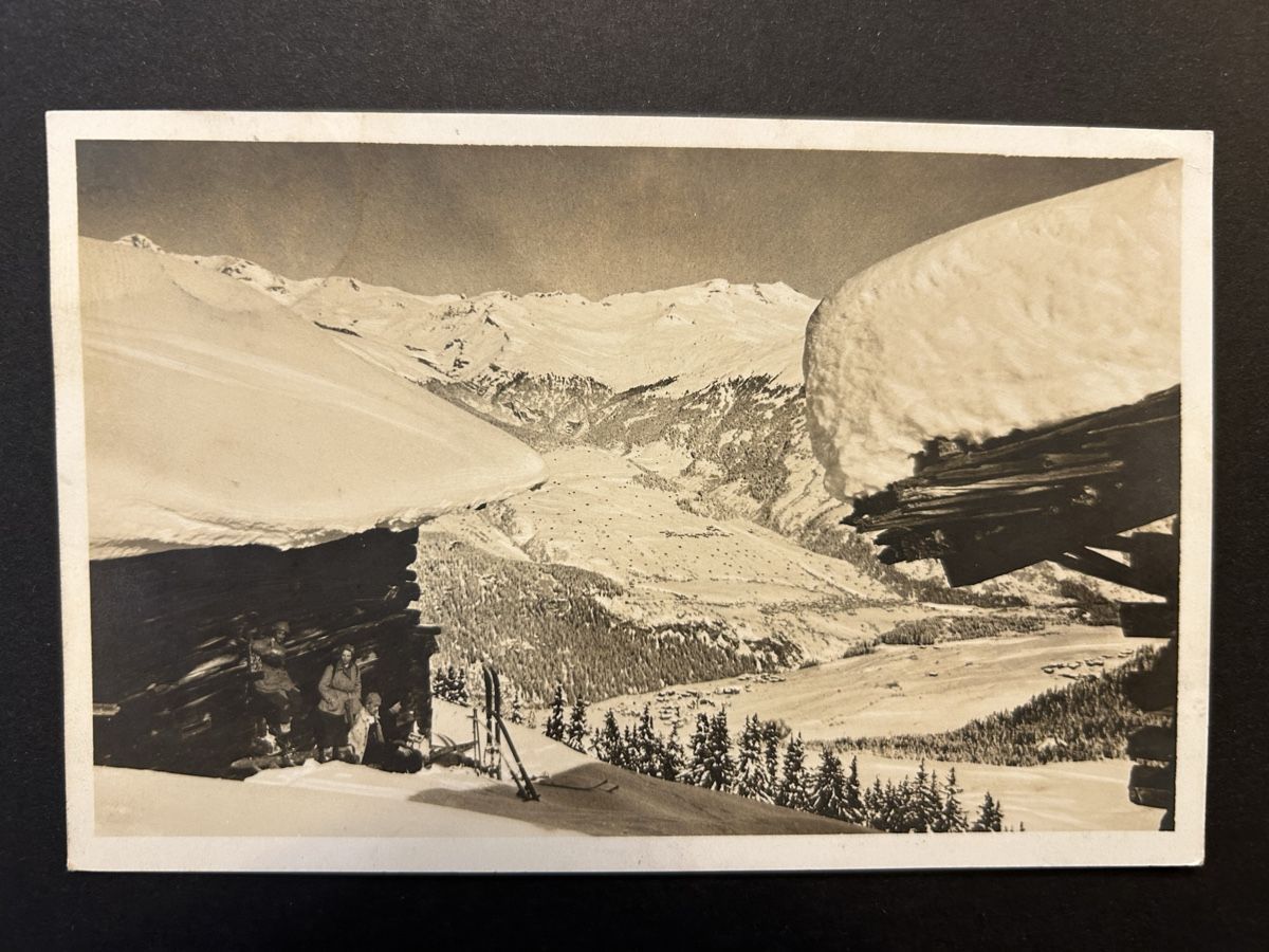 Cartoline postali: Obersaxen GR Meierhof – Usato da Fanas venduto da Alessio11