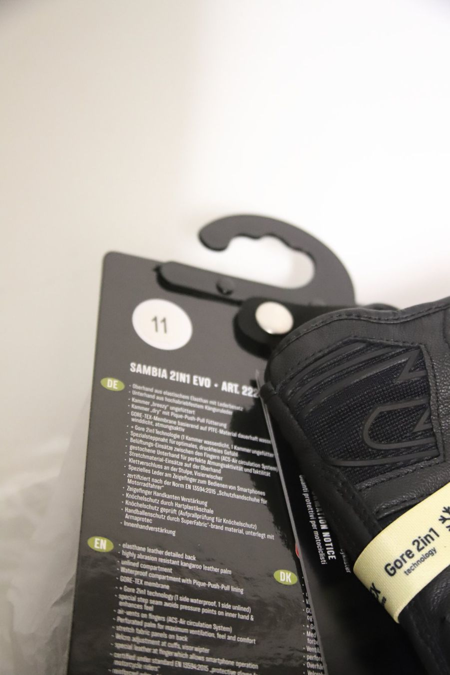 Held Guanti & manicotti: Held Motorradhandschuh Samba 2in1 Evo Grösse 11 – Nuovo e nell'imballaggio originale da Buchs SG venduto da Recoon 3
