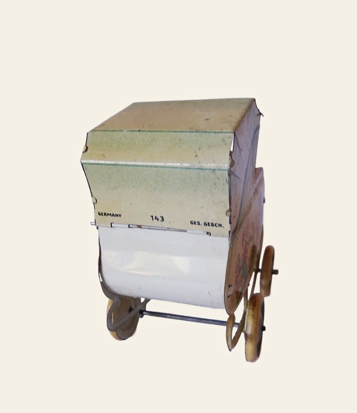 Carrozzine per bambole: Puppenwagen Blech 30er-Jahre – Usato da Lengnau BE venduto da Muggi7 2