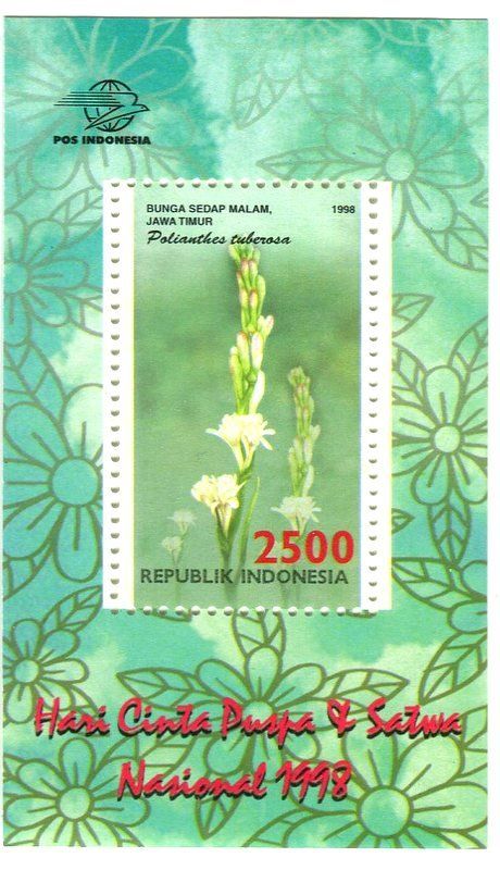 Tutti i francobolli: Block "Blumen". Indonesien – Nuovo e nell'imballaggio originale da Basel venduto da Butsch5