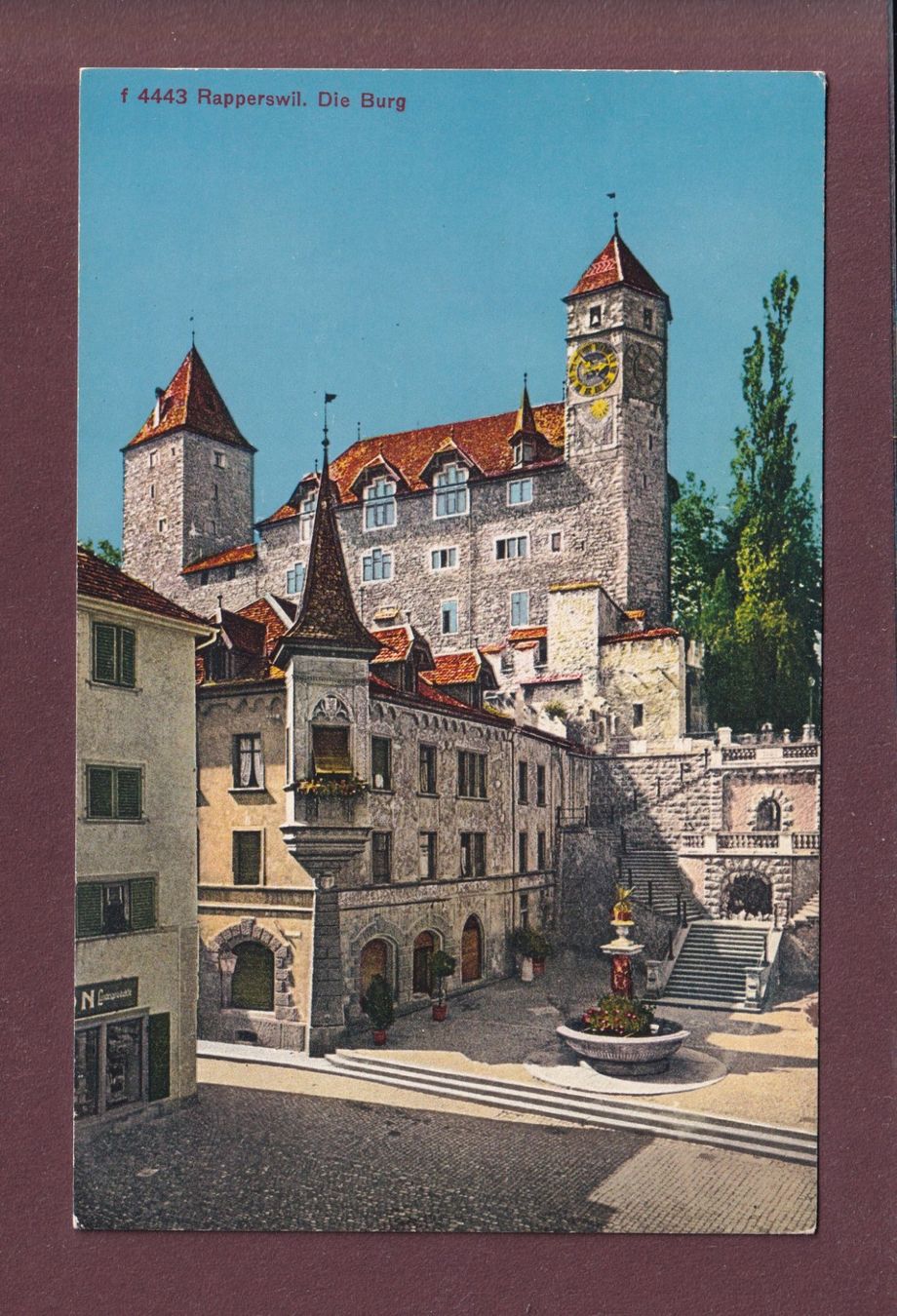Cartoline postali: RAPPERSWIL - Die Burg – Usato da Pully venduto da nicecards