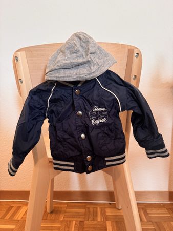 Baby Varsity Jacket - Navy Blue - size 6-9 months 