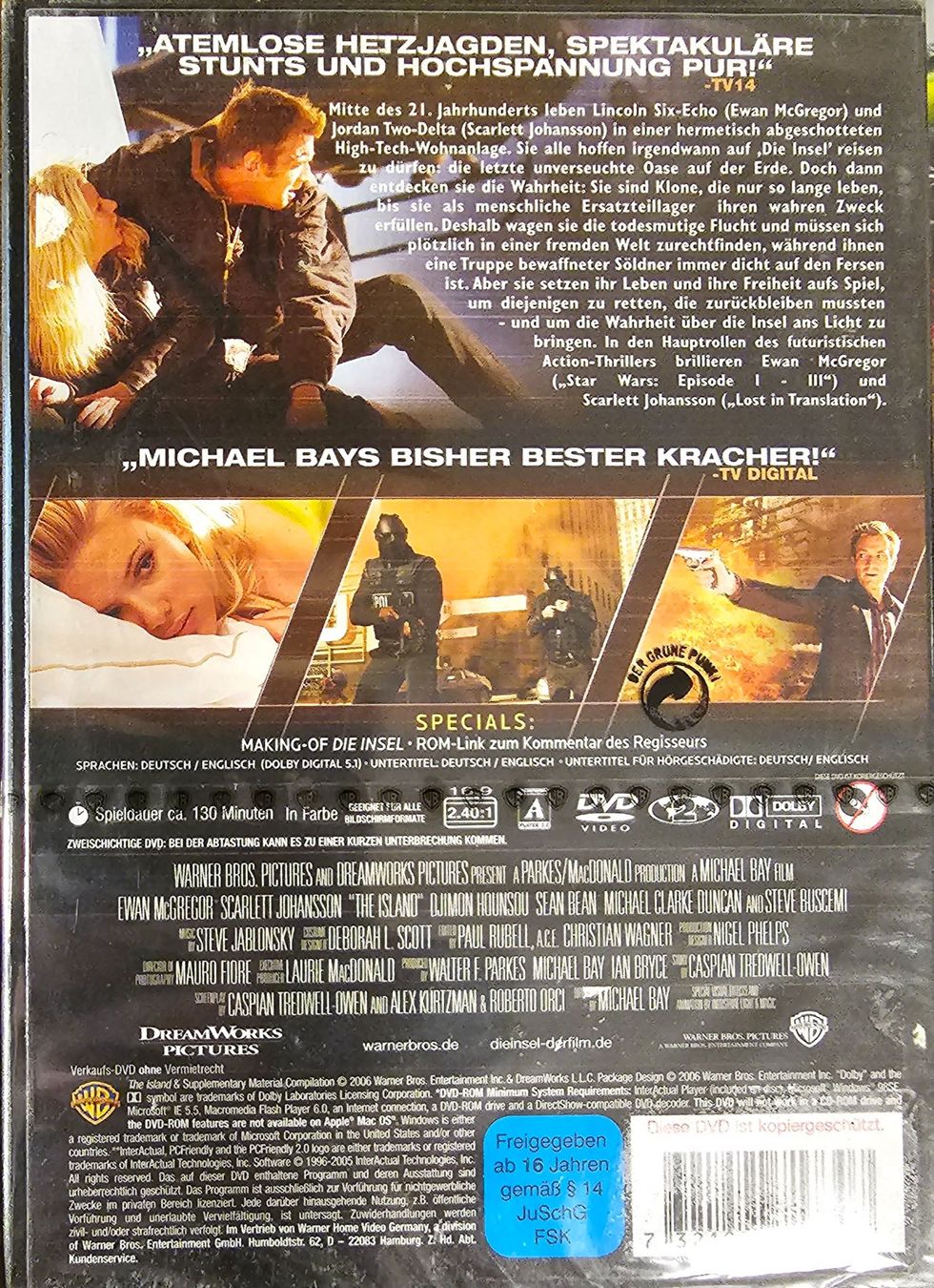 Alle DVDs: Die Insel – Neu und originalverpackt aus Wahlen b. Laufen von Cg10 1