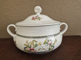 Porzellan Jadeborg "Bouquet" Suppenterrine