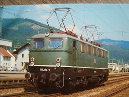 E-Güterzuglok 141 224-6 der DB, früher E 41 224, im Juli 197