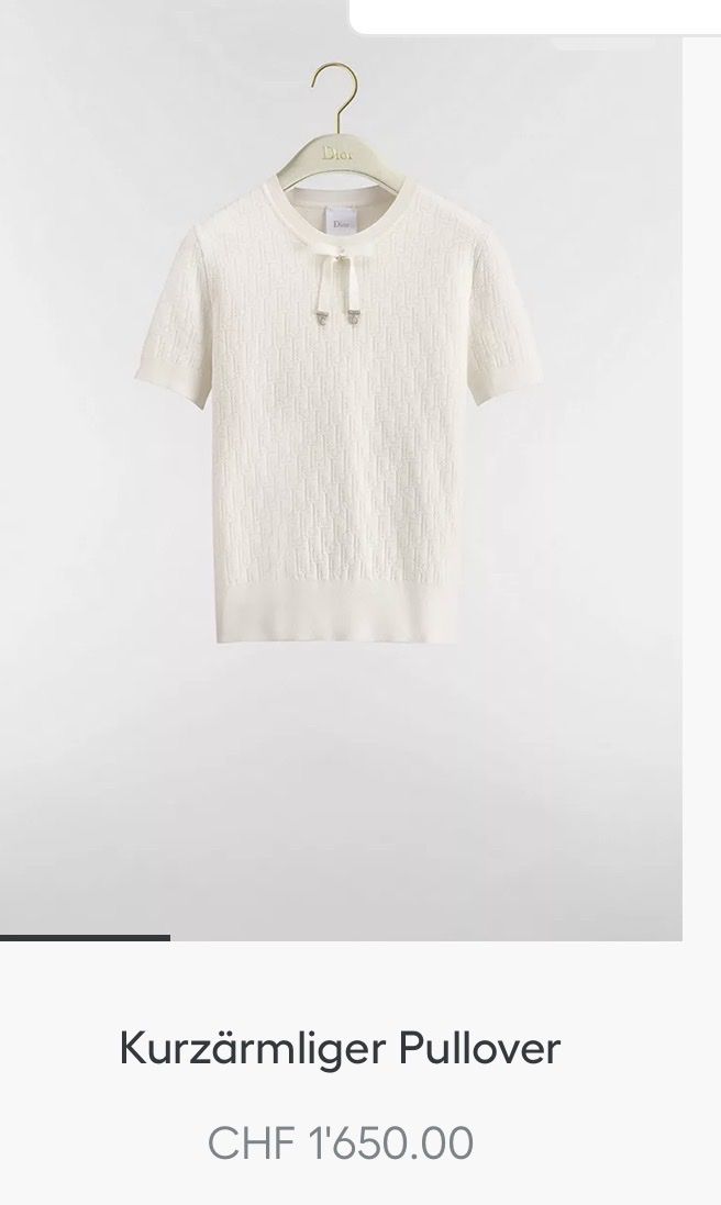 Dior Maglioni & Felpe: DIOR Kurzarmige Pullover Gr38-40 – Nuovo (secondo la descrizione) da Luzern venduto da TENDIMO 3