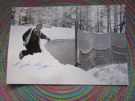 HANS*HAUSI*LEUTENEGGER BOB OLYMPIASIEGER ETC AUTOGRAMM ANTIK