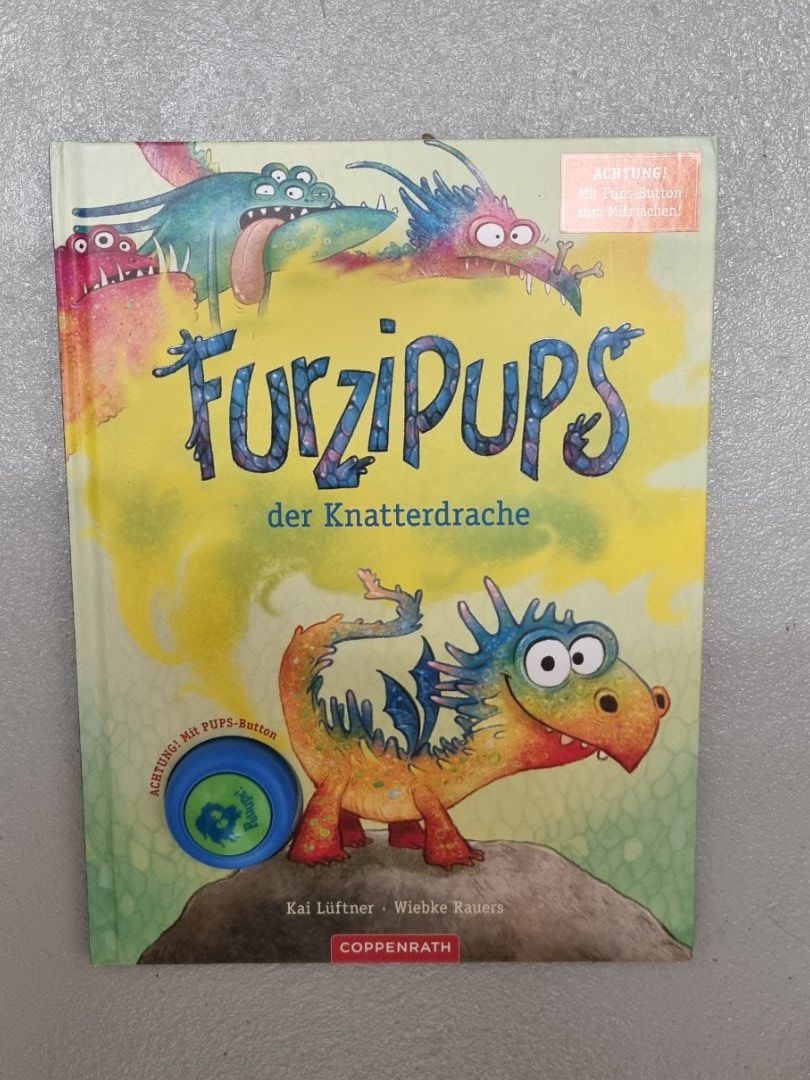 Libri: Furzipups der Knatterdrachen, mit Soundbutton – Nuovo (secondo la descrizione) da Obfelden venduto da Calimero92