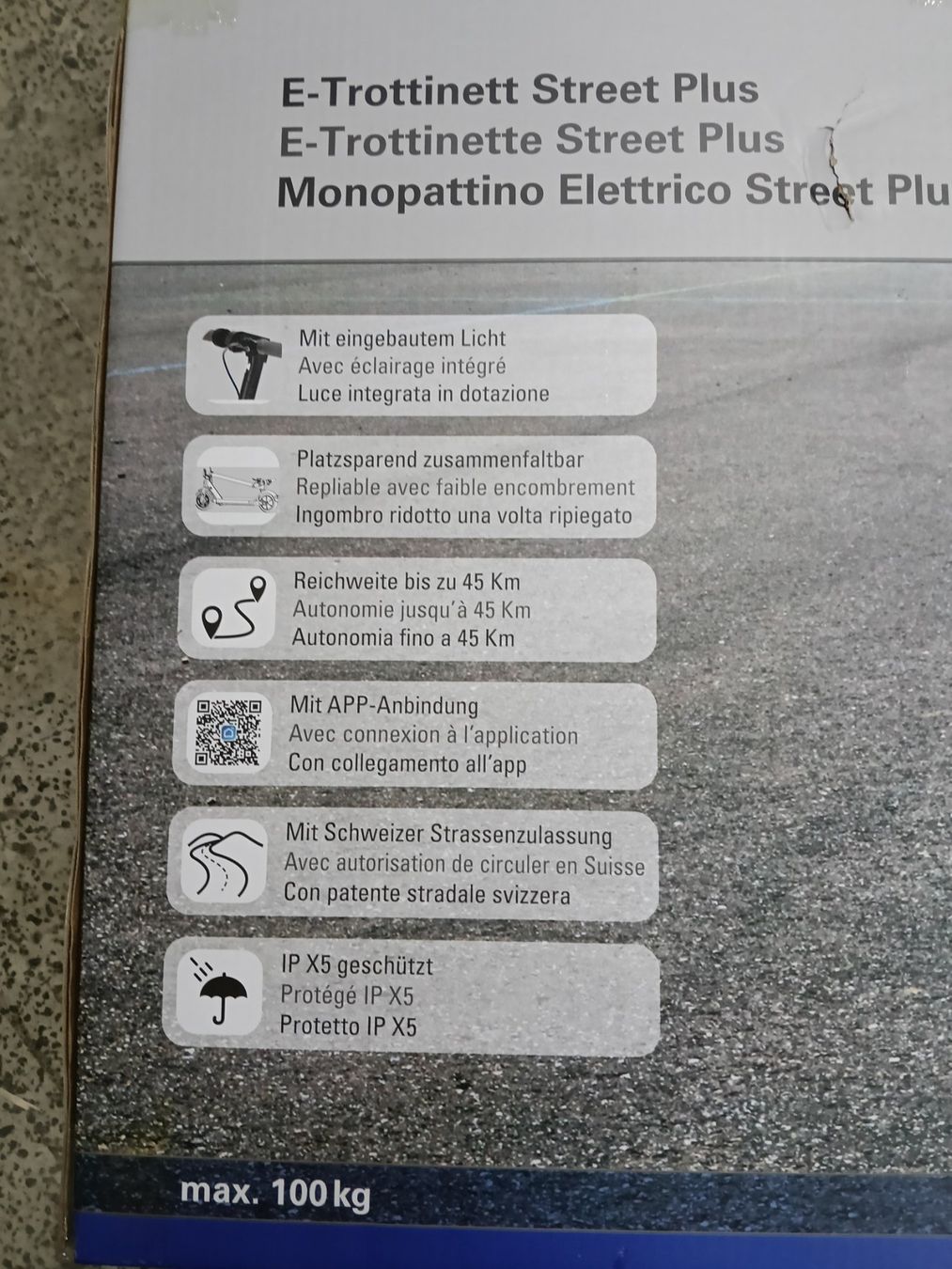 Kickboard: E-Trottinett Street Plus – Neu und originalverpackt aus Schötz von zuljin 1