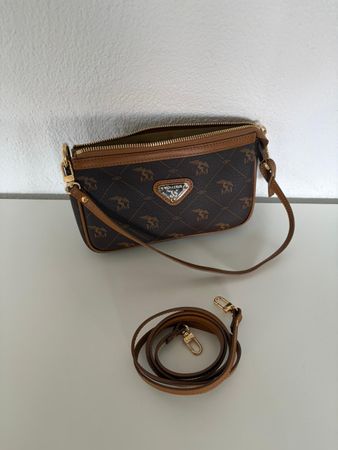 Maison Mollerus Schultertasche camel/brown
