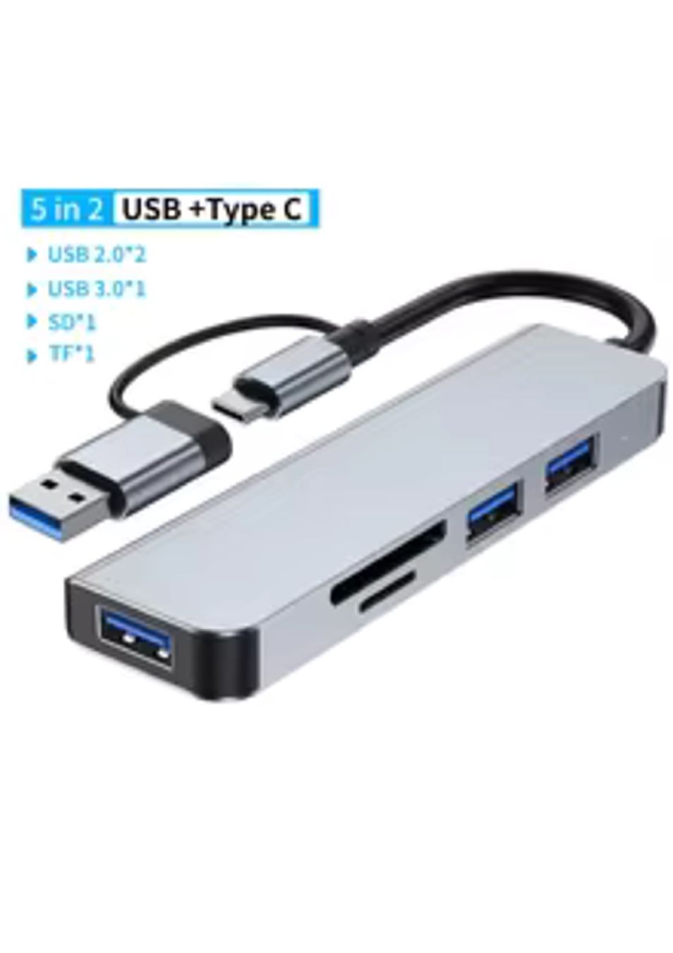 Docking station: USB 3.0 Typ C Adapter Docking Ststion USB 2.0 Port TF SD – Usato da Dällikon venduto da spo-eletronics-ch