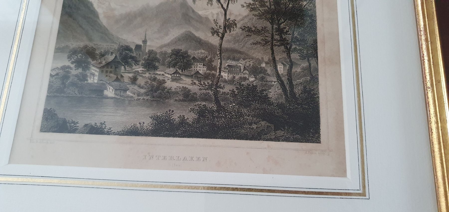 Incisioni: Bild - Stich, Interlaken – Usato da Kreuzlingen venduto da Rschweiz1 1