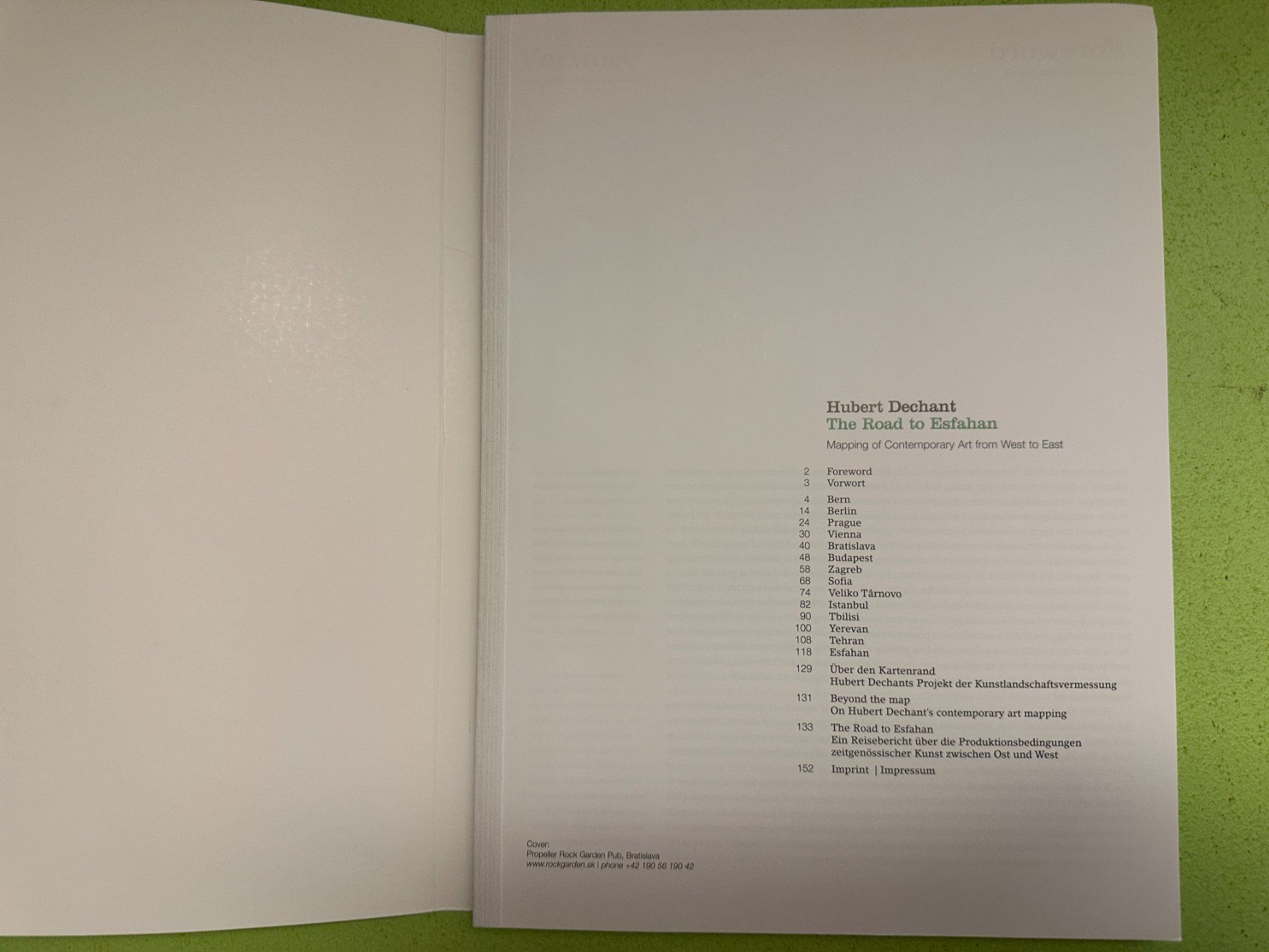 Libri: Hubert Dechant: The Road to Esfahan. – Usato da Zürich venduto da allp 1