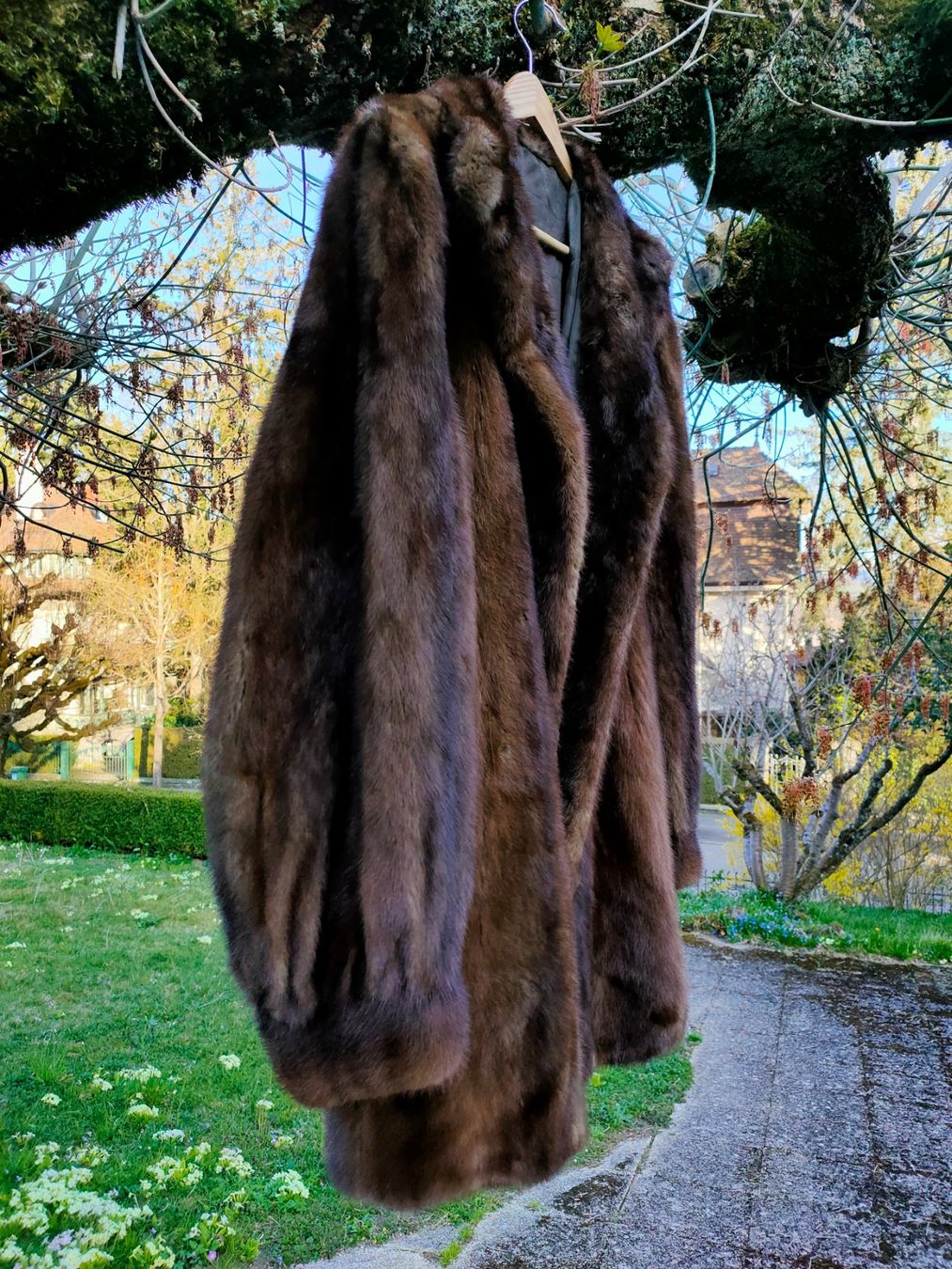 Cappotti: Manteau en véritable fourrure de vison – Usato da Fribourg venduto da mar_z6hq 7