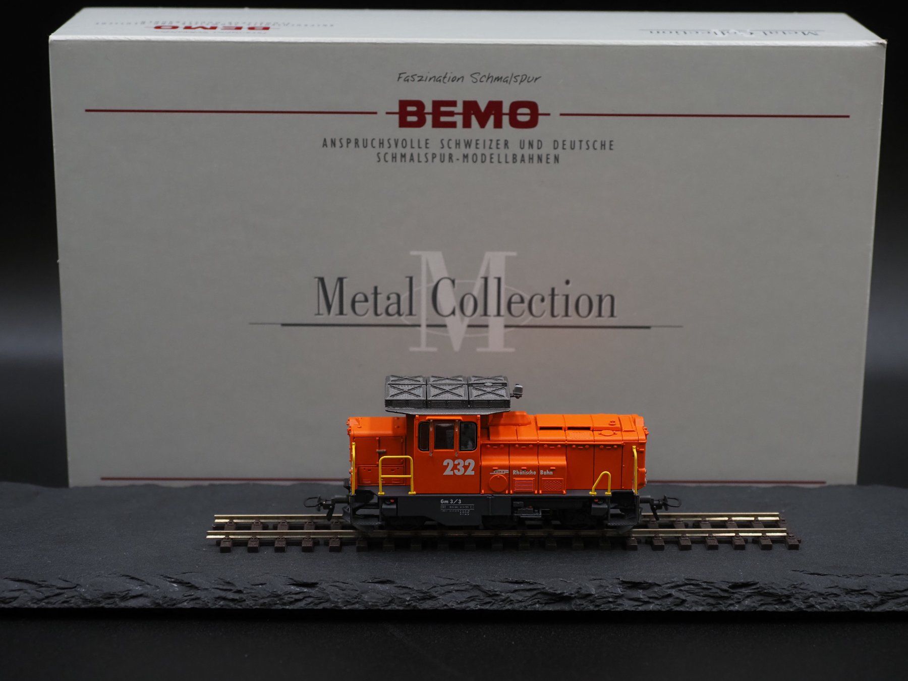 Bemo Modelleisenbahnen: Rangierlok RhB Gm 3/3 232 – Neu und originalverpackt aus Aettenschwil von EXCEPT 3