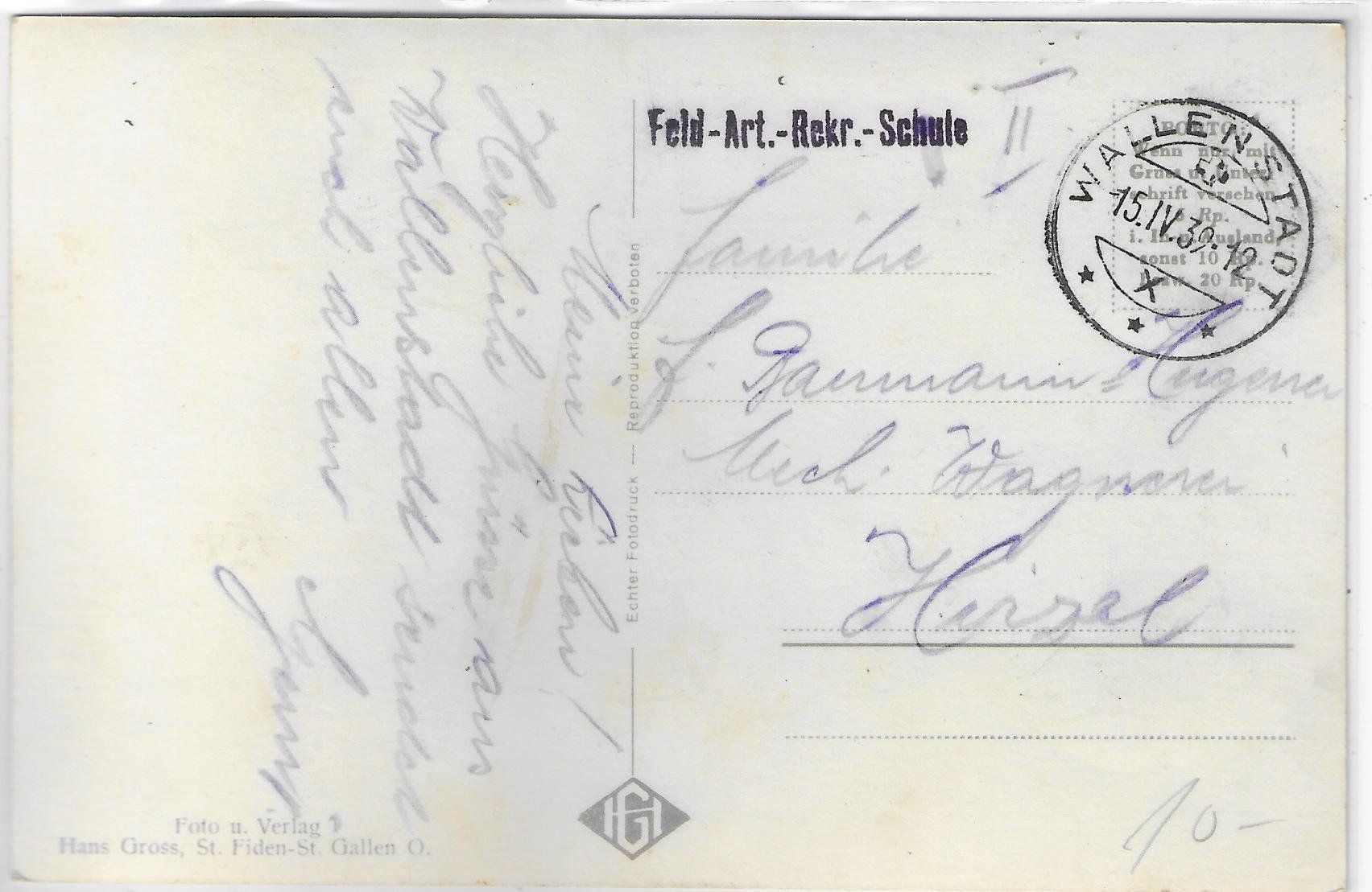 Ansichtskarten: Wallenstadt - Generalansicht – Gebraucht aus Ettingen von Kartenplanet 1