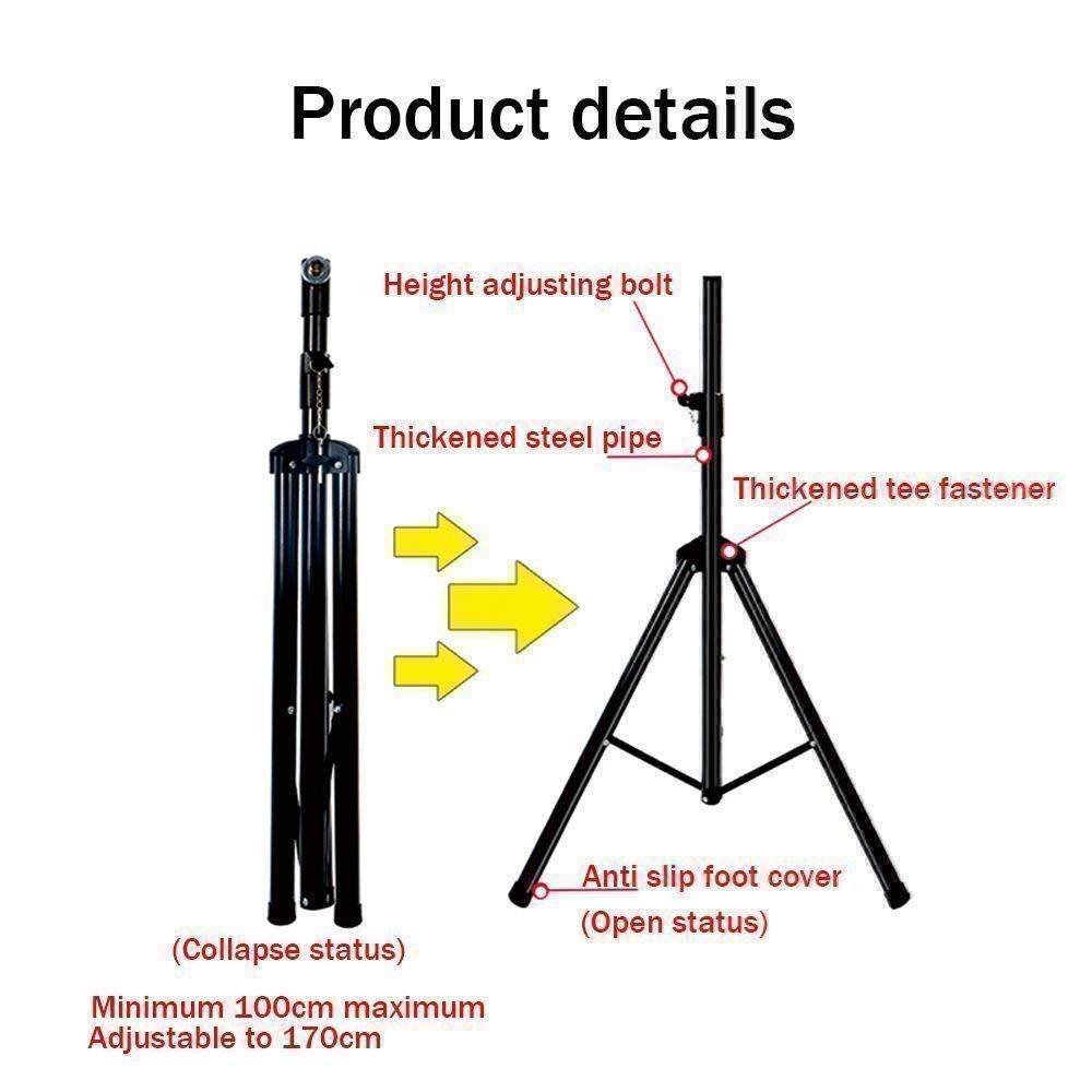 Treppiedi & Teste: Glücksrad Stativ Metallstativ 110-170 cm – Nuovo (secondo la descrizione) da Thun venduto da thunshop 1