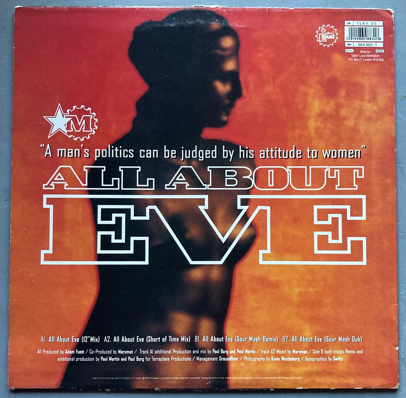 Schallplatten: MARXMAN - ALL ABOUT EVE – Gebraucht aus Poliez-Pittet von Newtown-Records 1