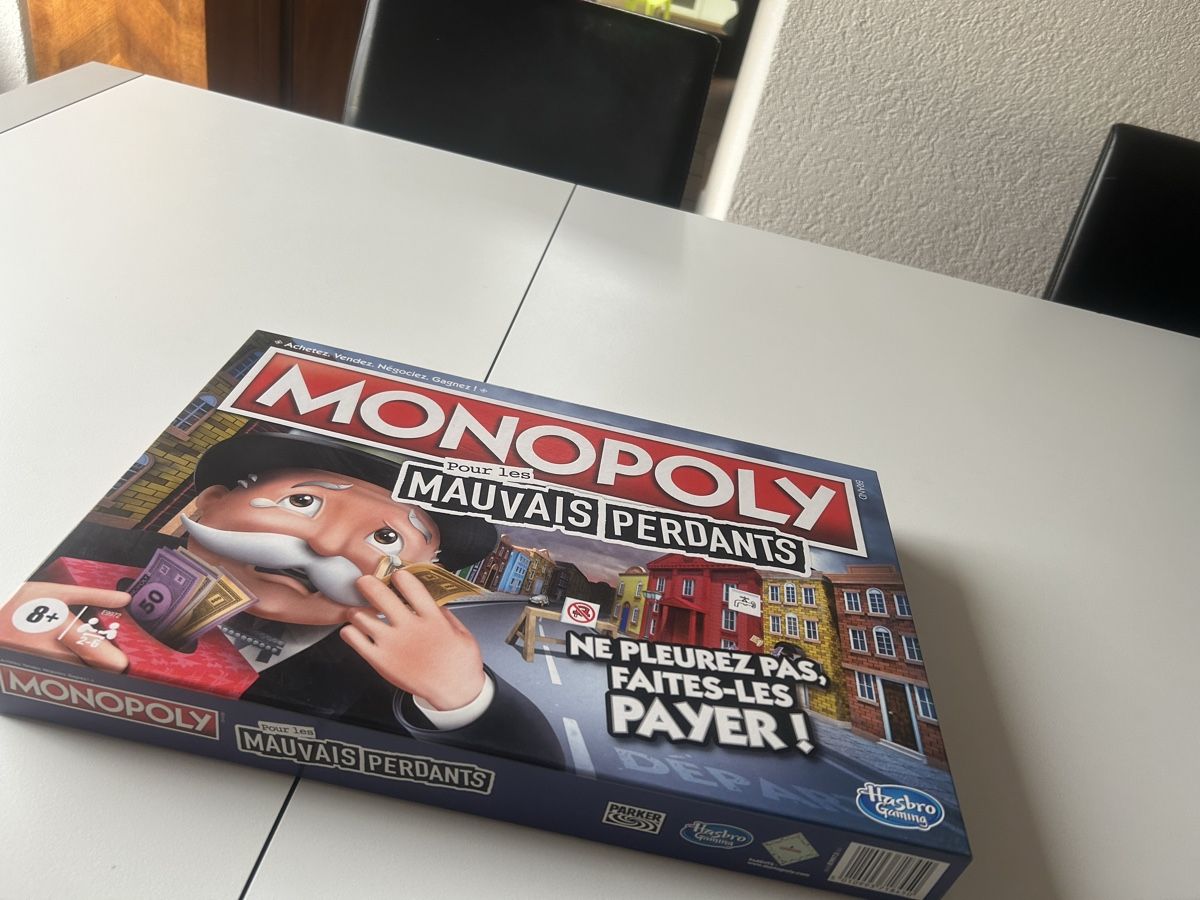 Hasbro Spiele: Monopoly Mauvais Perdants Brettspiel – Neu (gemäss Beschreibung) aus Frenkendorf von disi77