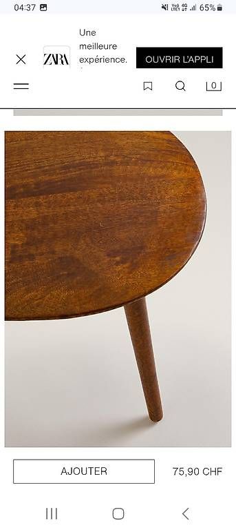Tische: Table basse marron - Zarahome – Neu und originalverpackt aus Carouge GE von cor_6dh7 3