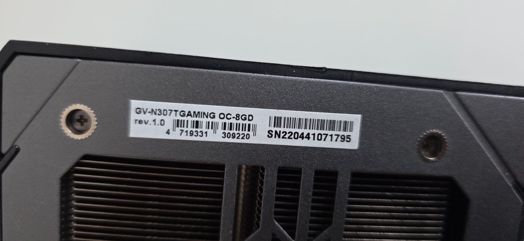 Nvidia Grafikkarten: RTX 3070Ti Gigabyte Gaming OC – Gebraucht aus Brig von N1TR-0 5