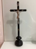 Crocifisso stile barocco italiano XIX secolo 