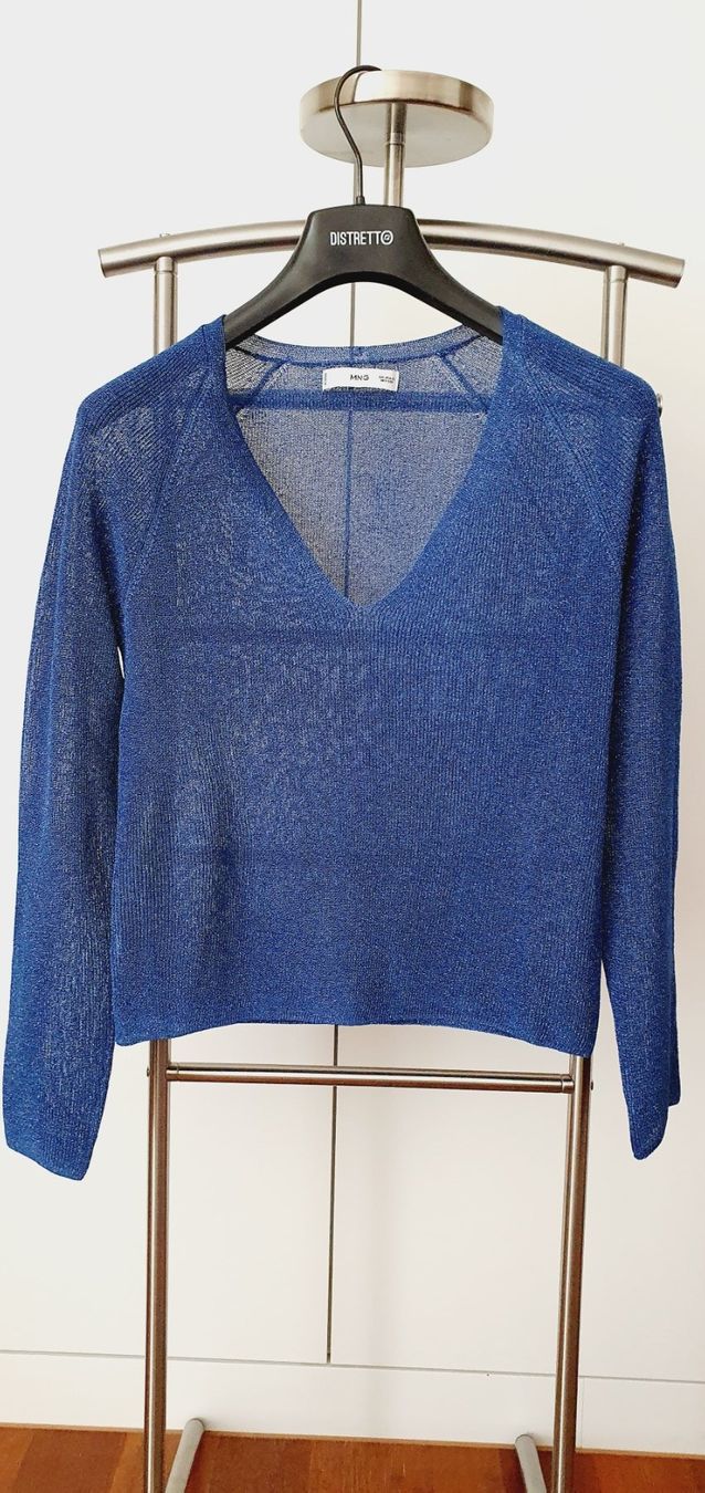 Mango Maglioni & Felpe: Pullover Mango Lurex Neu blau Grösse XS – Nuovo (secondo la descrizione) da Stansstad venduto da InStyle8 2