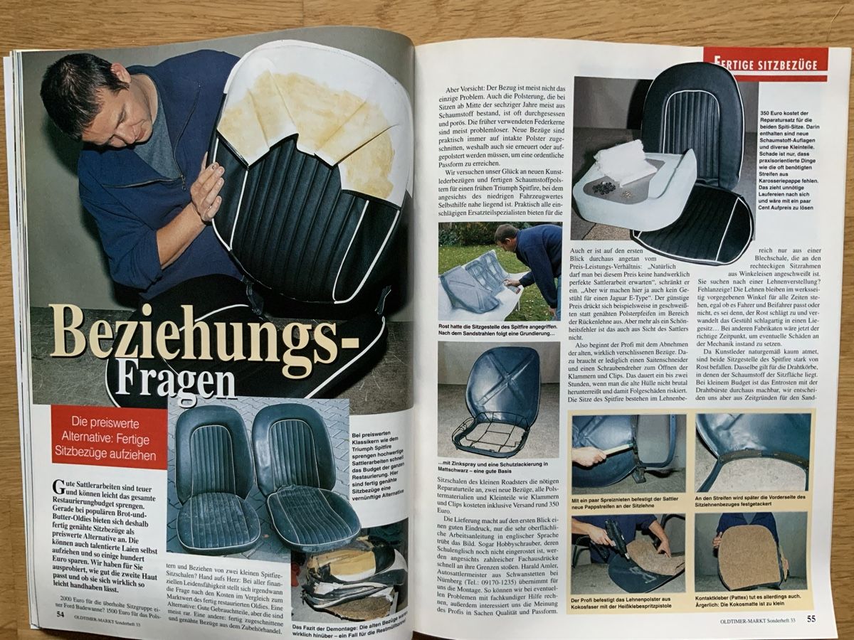 Automobili: Oldtimer Markt Sonderheft Instrumente / Radio / Sitze – Nuovo (secondo la descrizione) da Frauenfeld venduto da CSM71 6