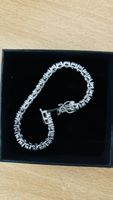 Tennis Bracelet Silver Crystal New