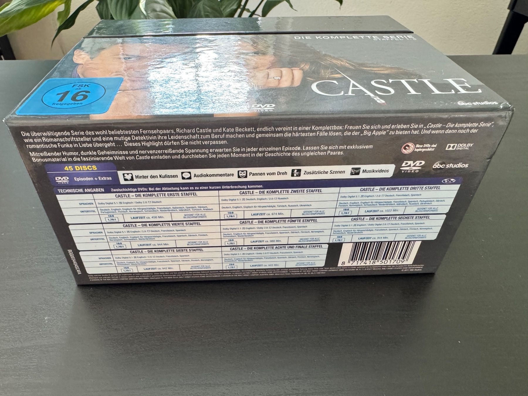Tutti i DVDs: Castle komplette Serie DVD als Box – Usato da Löhningen venduto da santafe06 1