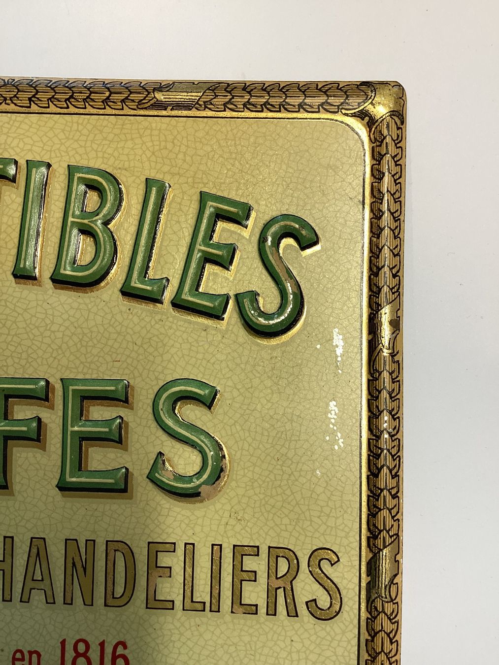 Insegne: Antikes Blechschild Comestibles – Usato da Eglisau venduto da mar_5rn2 4