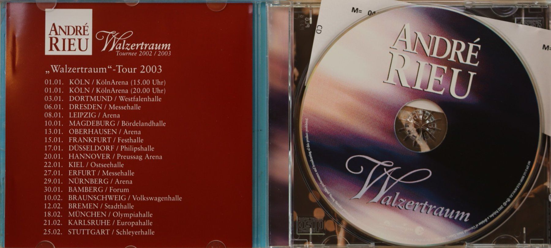 CD: André Rieu - Walzertraum – Usato da Luzern venduto da CONTENTI 1