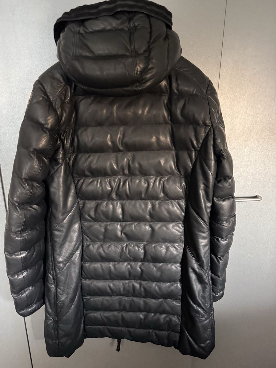 Parajumpers Cappotti: Parajumpers Ledermantel Schwarz Gr.L – Usato da Zürich venduto da NNK28 3