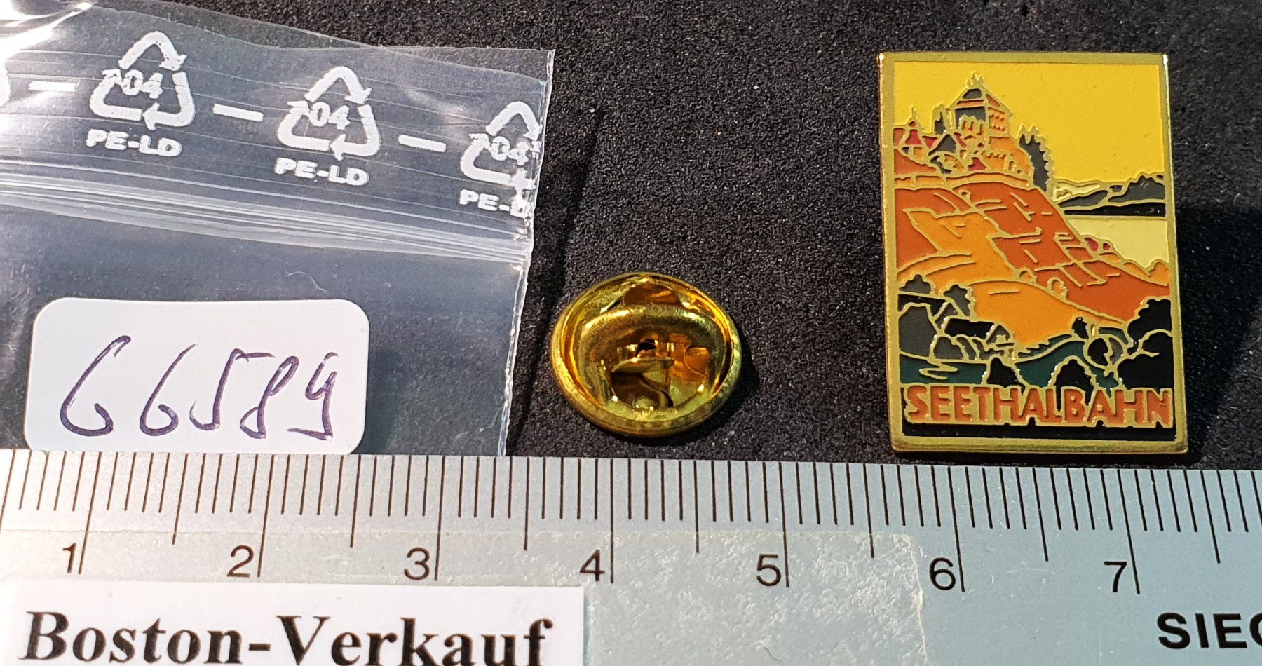 Placchette & Badge: GG589 - Werbeplakat Pin / Seethalbahn – Usato da Reinach BL venduto da Boston-Verkauf 1