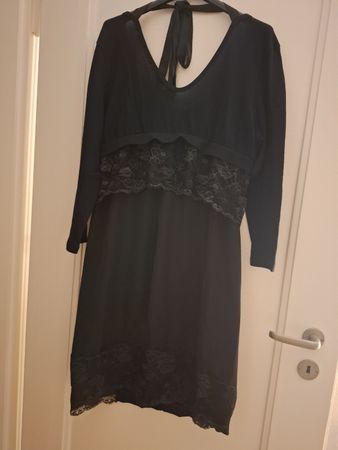 Abito nero elegante con pizzo taglia L intimissimi