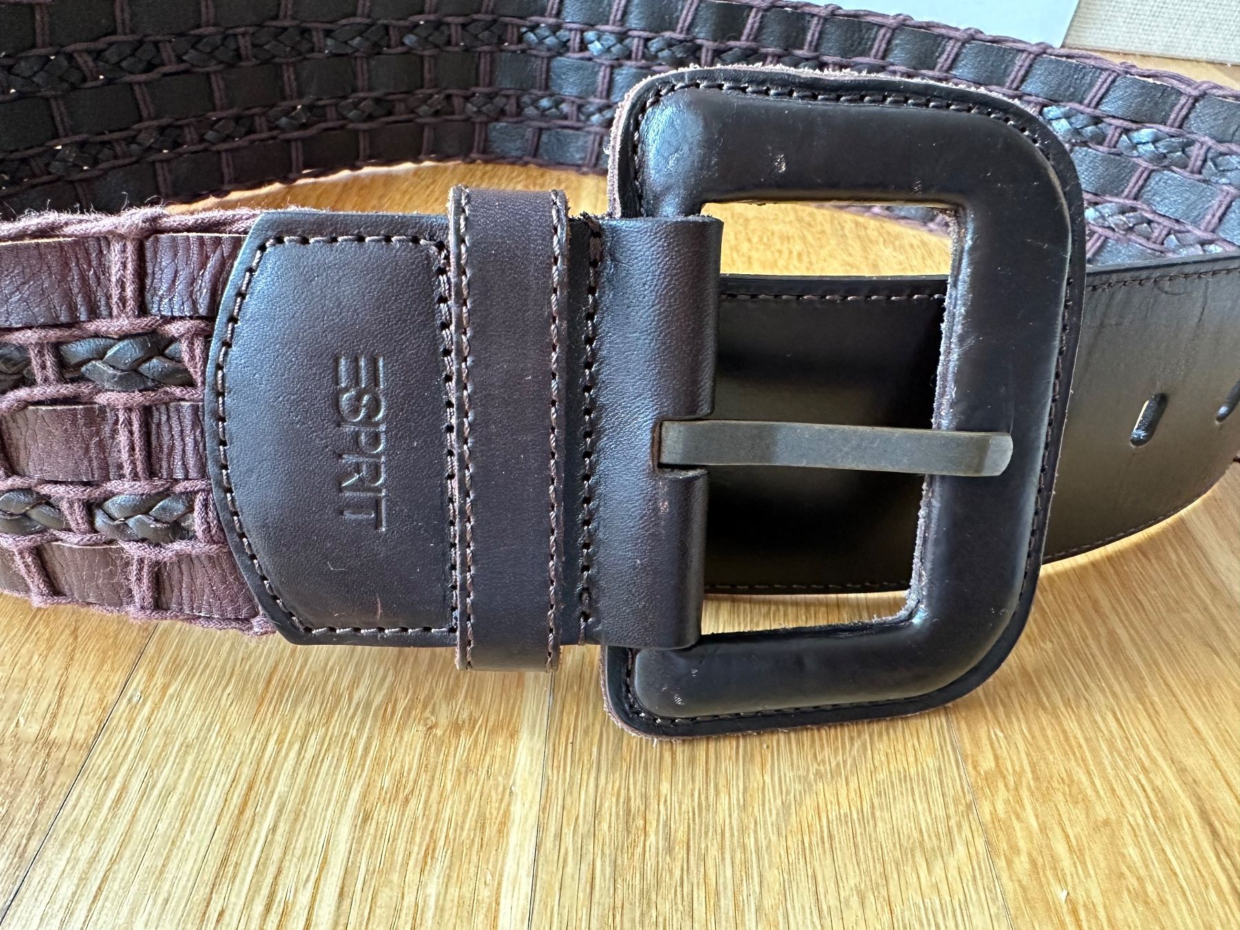 Esprit Cinture: ESPRIT Damen Ledergürtel 85 cm braun – Usato da Rothenburg venduto da wer_g9fd 4