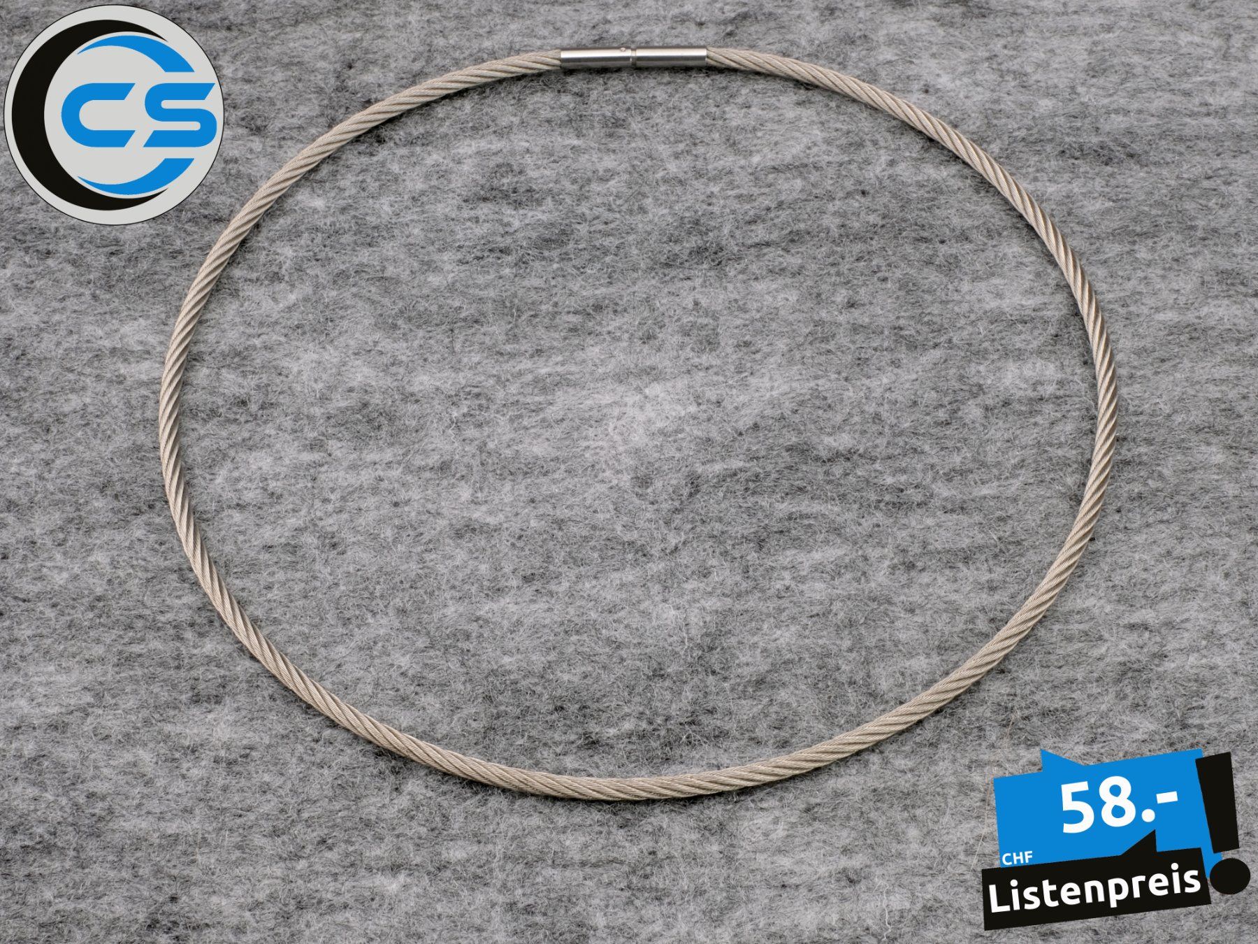 Colliers: MONOMANIA Seil Basic Ø 2.0 mm Länge 42cm – Neuf avec emballage d'origine à Samstagern par ConciergeService