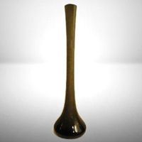 🌟Vintage Glas Vase PTMD Collection Braun Retro 30cm 🤎