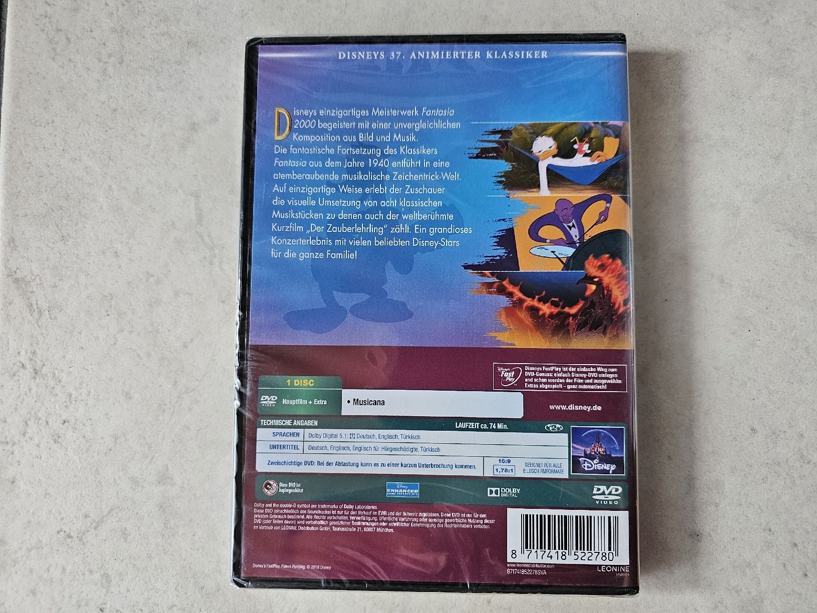 Tutti i DVDs: Fantasia 2000  /  Fabrikneu – Nuovo e nell'imballaggio originale da Schneisingen venduto da backstore24 1