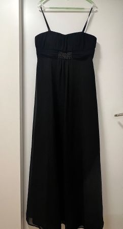 Abendkleid schwarz bodenlang