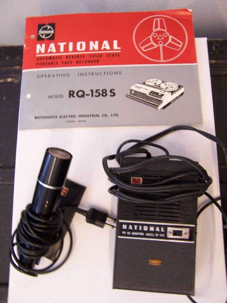 Aufnahmegeräte: Vintage Tonbandgerät NATIONAL SOLID STATE TAPE RECORDER – Gebraucht aus Kerzers von zimmergruen 5