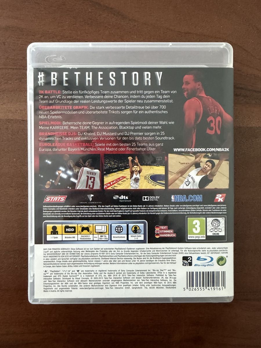 Sony Giochi: NBA 2K16 für PS3 – Usato da Thunstetten venduto da Virus_33 2