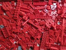 Lego Technic 300 Rote Kleinteile -P41