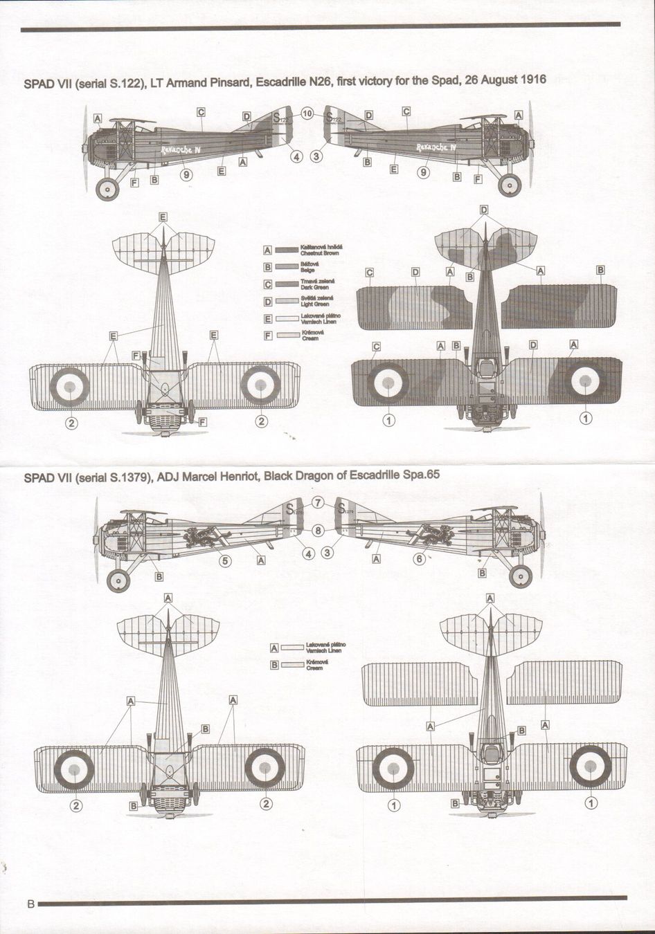 Kit di modellismo & Modellini statici: 1/72 Spad VII C.1 MAC 72048 – Nuovo e nell'imballaggio originale da Sion venduto da mika-0926 1