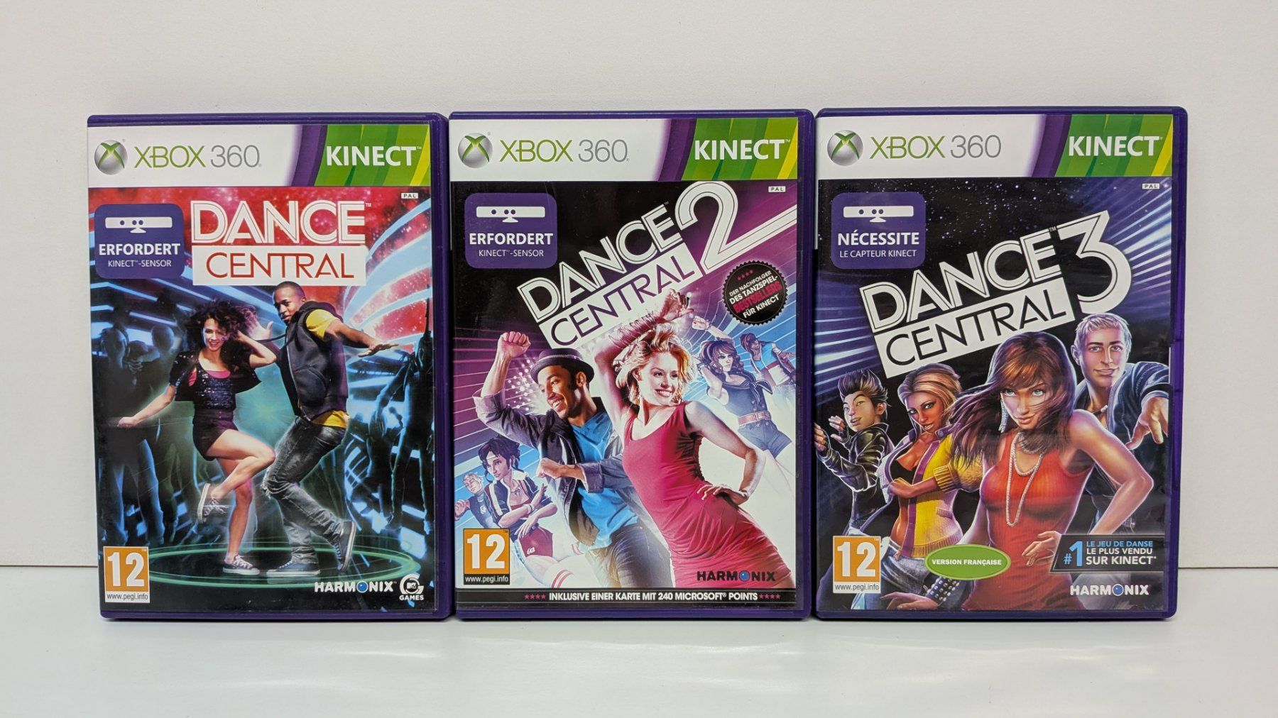 Giochi: Dance Central 1 - 3 für Xbox 360 Kinect – Usato da Menziken venduto da mame18