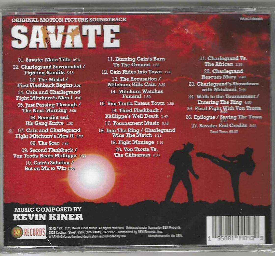 CD: Kevin Kiner - Savate – Nuovo e nell'imballaggio originale da Genève venduto da CDLPBookS 1