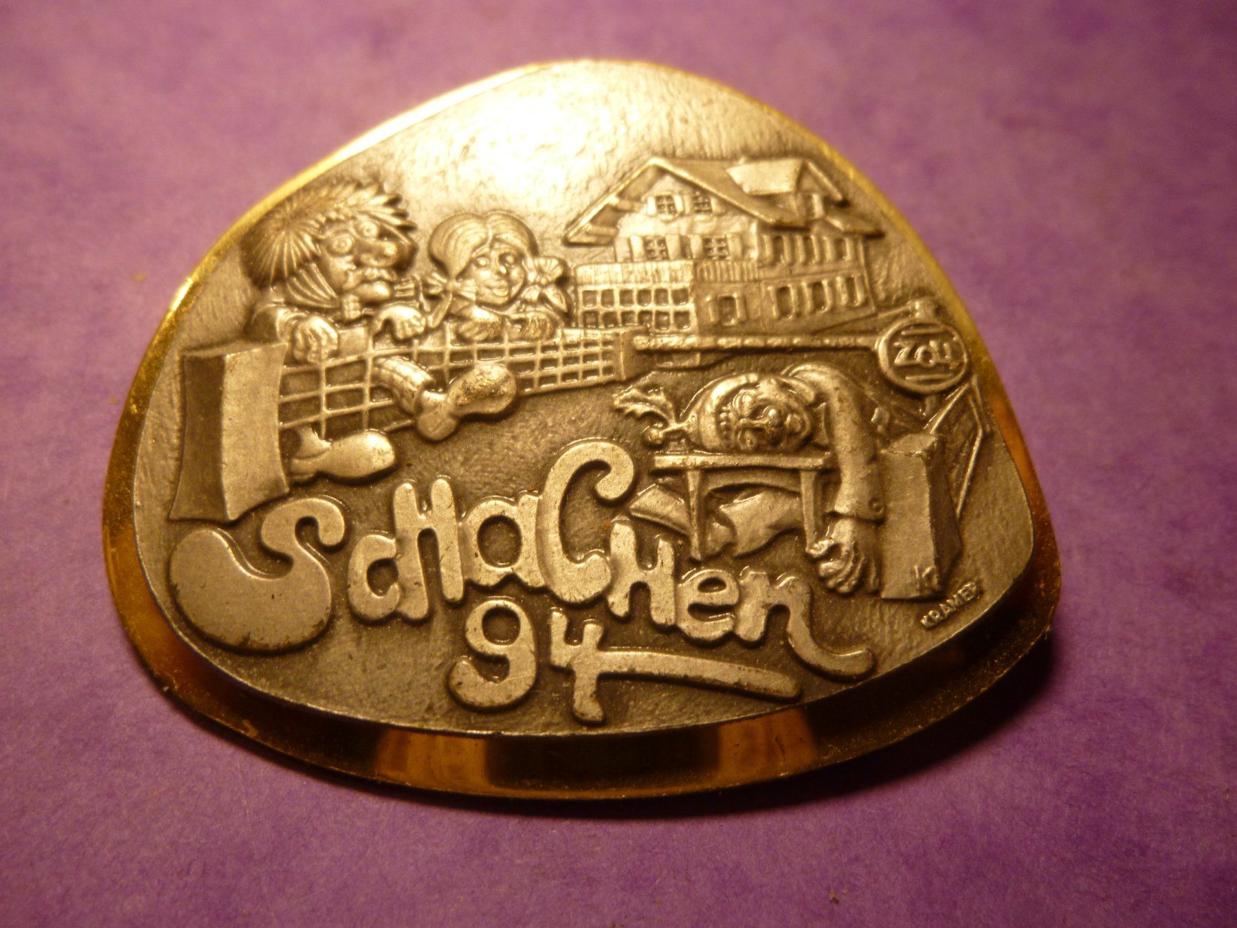 Placchette & Badge: SCHACHEN 1994 GOLD – Usato da Ried (Muotathal) venduto da Mandarin02