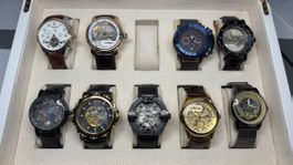 Uhrensammlung 9 Armbanduhren Automatik