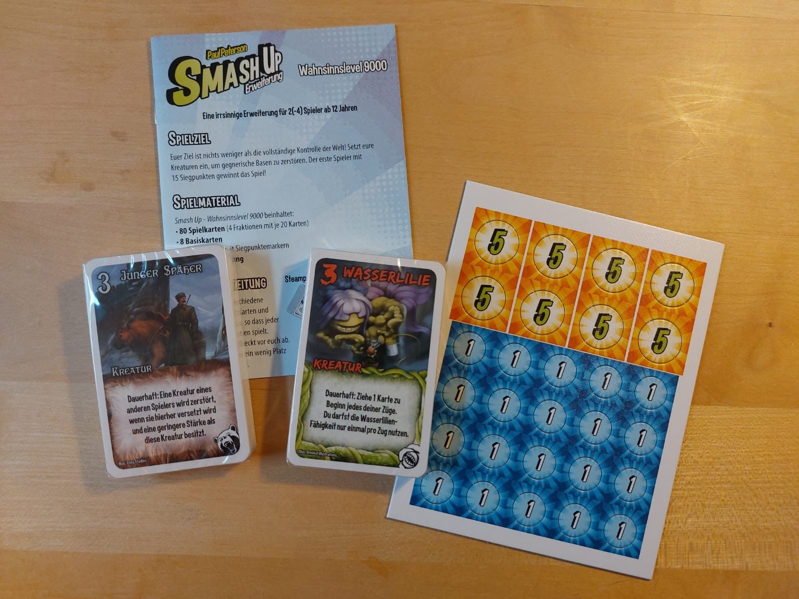 Pegasus Spiele Giochi: SMASH UP + Erweiterung "Wahnsinnsslevel 9000" – Usato da Luzern venduto da Blue-Moon 2