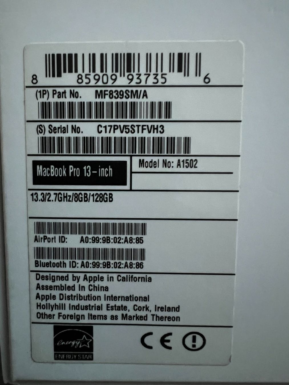 Apple PCs: APPLE MAC PRO 13.3 – D'occasion à Hombrechtikon par sams1966 3